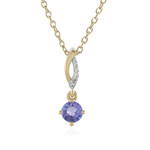 Collana in argento con Tanzanite