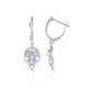Boucles d'oreilles en argent et Opale d'Australie