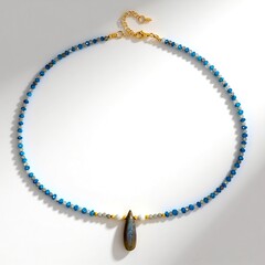 Collana in argento con Labradorite