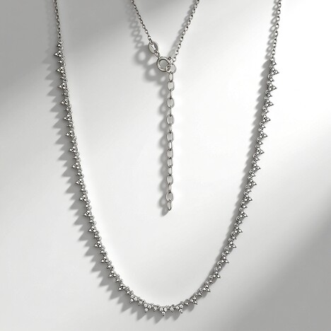 Collana in argento con Zircone (Adela Silber)
