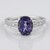 Anello in argento con Quarzo Mirtillo