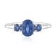 Anello in argento con Cianite del Nepal