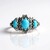 Anello in argento con Turchese Sleeping Beauty (Desert Chic)