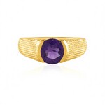 Sambia-Amethyst-Silberring (de Melo Essence)