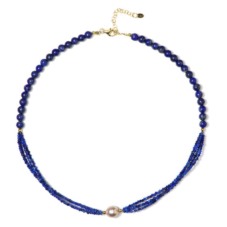 Collar en plata con Lapislázuli