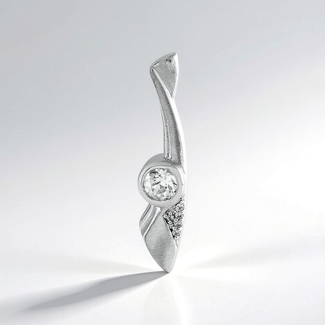Ciondolo in argento con Zircone (MONOSONO COLLECTION)