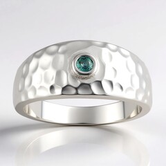 Anello in argento con Alessandrite Brasiliana