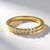 Anello in oro con Zaffiro Bianco (Adela Gold)
