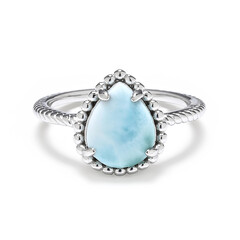 Larimar-Silberring