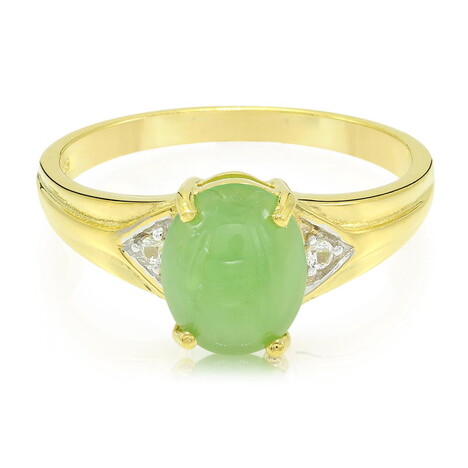 Kaiserlicher Chrysopras-Silberring