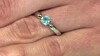 Zilveren ring met een Ratanakiri zirkoon
