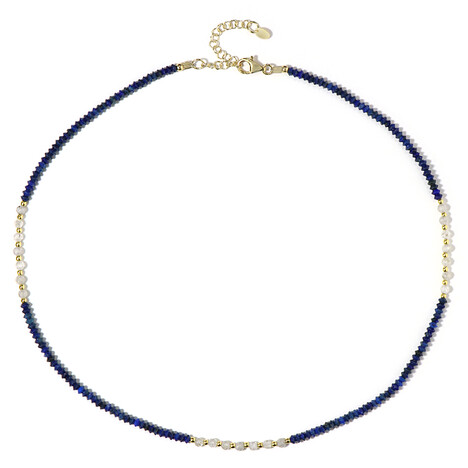 Collana in argento con Ematite Dorata (Riya)