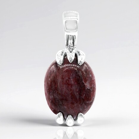 Ciondolo in argento con Thulite