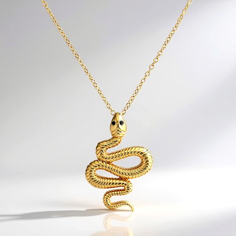 Collana in argento con Spinello Nero