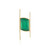Green Onyx Silver Pendant (MONOSONO COLLECTION)