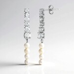 Orecchini in argento con Zircone (de Melo Essence)