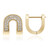 Gouden oorbellen met Diamanten SI1 (G) (Annette)