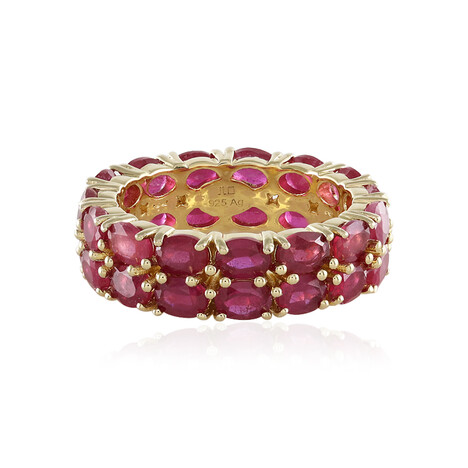 Anello in argento con Rubino del Madagascar