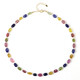 Fancy Sapphire Silver Necklace (Riya)
