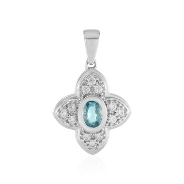Pendentif en argent et Zircon de Ratanakiri