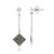 Aletai-Meteorite Silver Earrings
