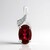 Ciondolo in argento con Rubellite Brasiliana AAA