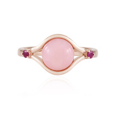 Anello in argento con Opale Rosa (KM by Juwelo)
