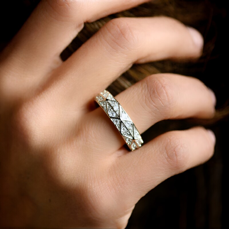 Zirkon-Silberring (de Melo Essence)