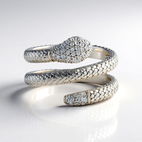 Anello in argento con Zircone