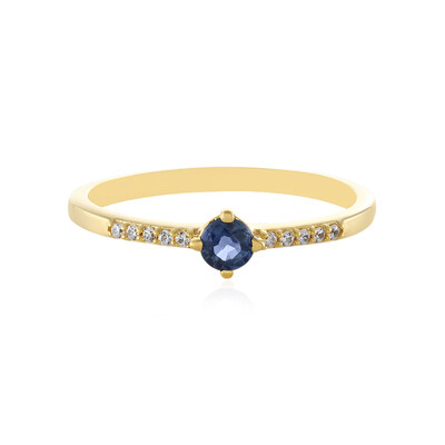 Anello in argento con Zaffiro Blu