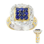 Zilveren ring met zirkonen (Gems en Vogue)