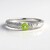 Bague en argent et Péridot (de Melo Essence)