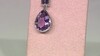 Pendientes en plata con Amatista Rosa de Francia