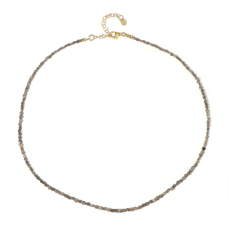 Collar en plata con Diamante champán