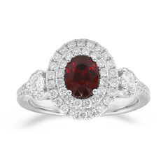 Anello in oro con Rubino Mozambico