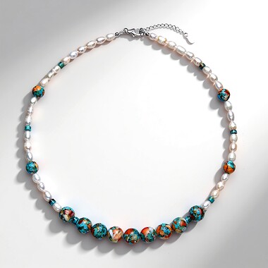 Collier en argent et Pierre fine
