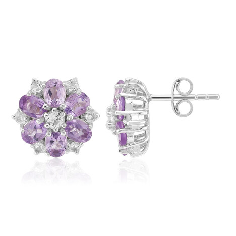 Orecchini in argento con Ametista