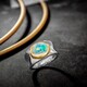 Anello in argento con Opale di Welo