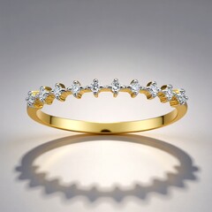 Anello in oro con Diamante SI1 (G) (Annette)