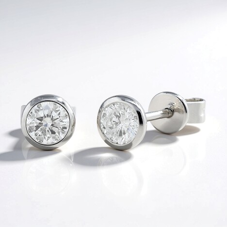 Orecchini in oro con Diamante SI2 (H) (CIRARI)