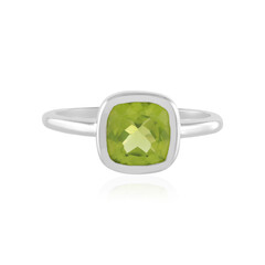 Bague en argent et Péridot