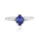 Anello in platino con Tanzanite AAA