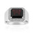 Indian Garnet Silver Ring