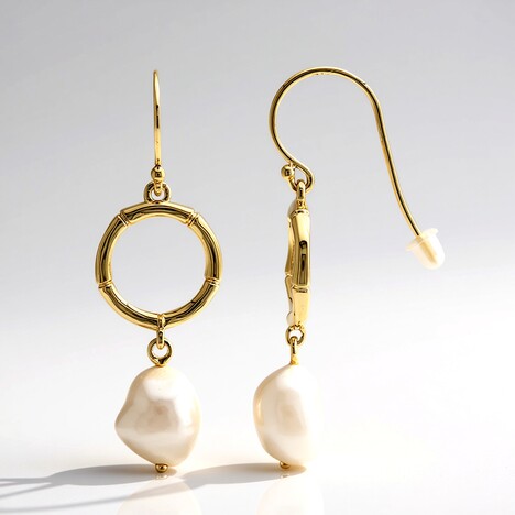 Orecchini in argento con Perla di Acqua Dolce (TPC)