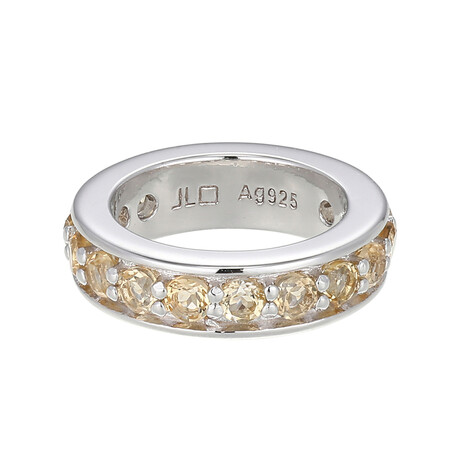 Citrin-Silberanhänger (MONOSONO COLLECTION)