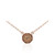 Collar en oro con Diamante rosa de Francia de Argyle SI1 (Annette)