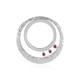 Pendentif en argent et Rubis de Tanzanie (MONOSONO COLLECTION)