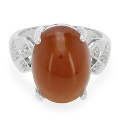 Bague en argent et Aragonite de Capillitas