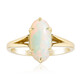 9K Brazilian White Opal Gold Ring