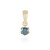 Gouden hanger met een I2 Blauwe Diamant (SUHANA)